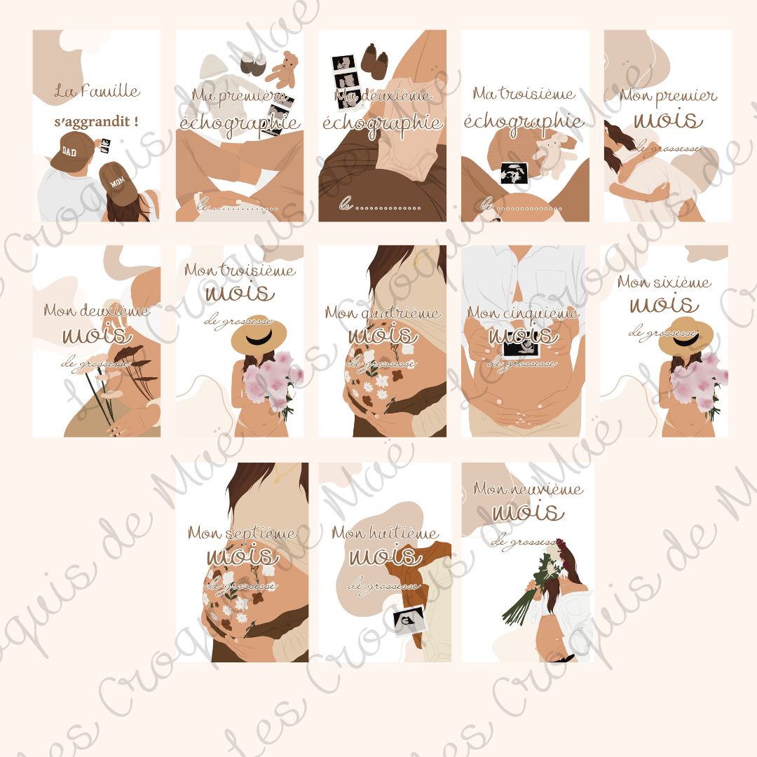 Carte étape grossesse nudes