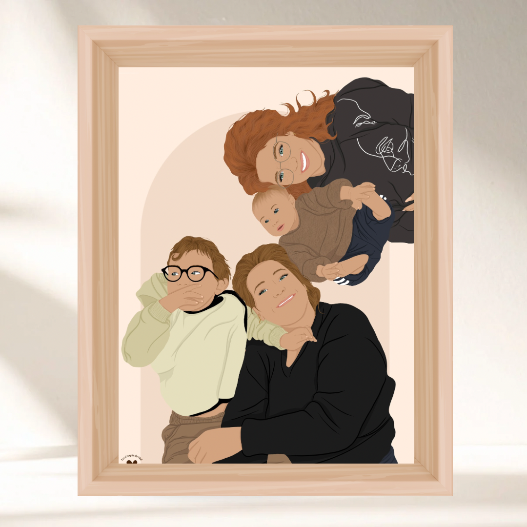 Mon Illustration Personnalisée - Option Détaillée ✨