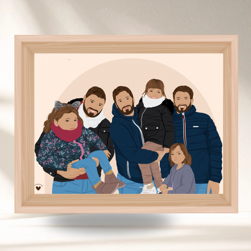 Mon Illustration Personnalisée - Option Détaillée ✨