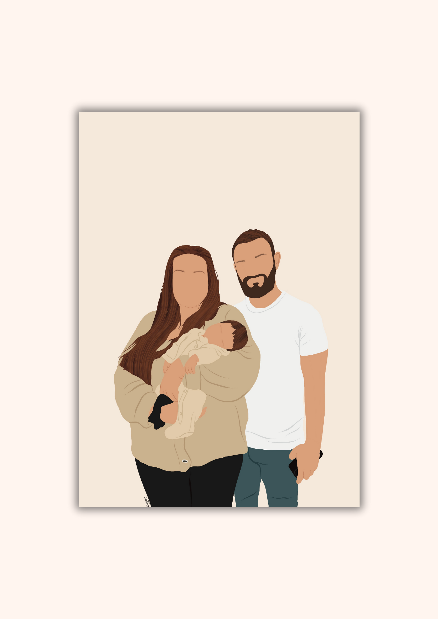 đ Illustration PersonnalisĂ©e Minimaliste đ
