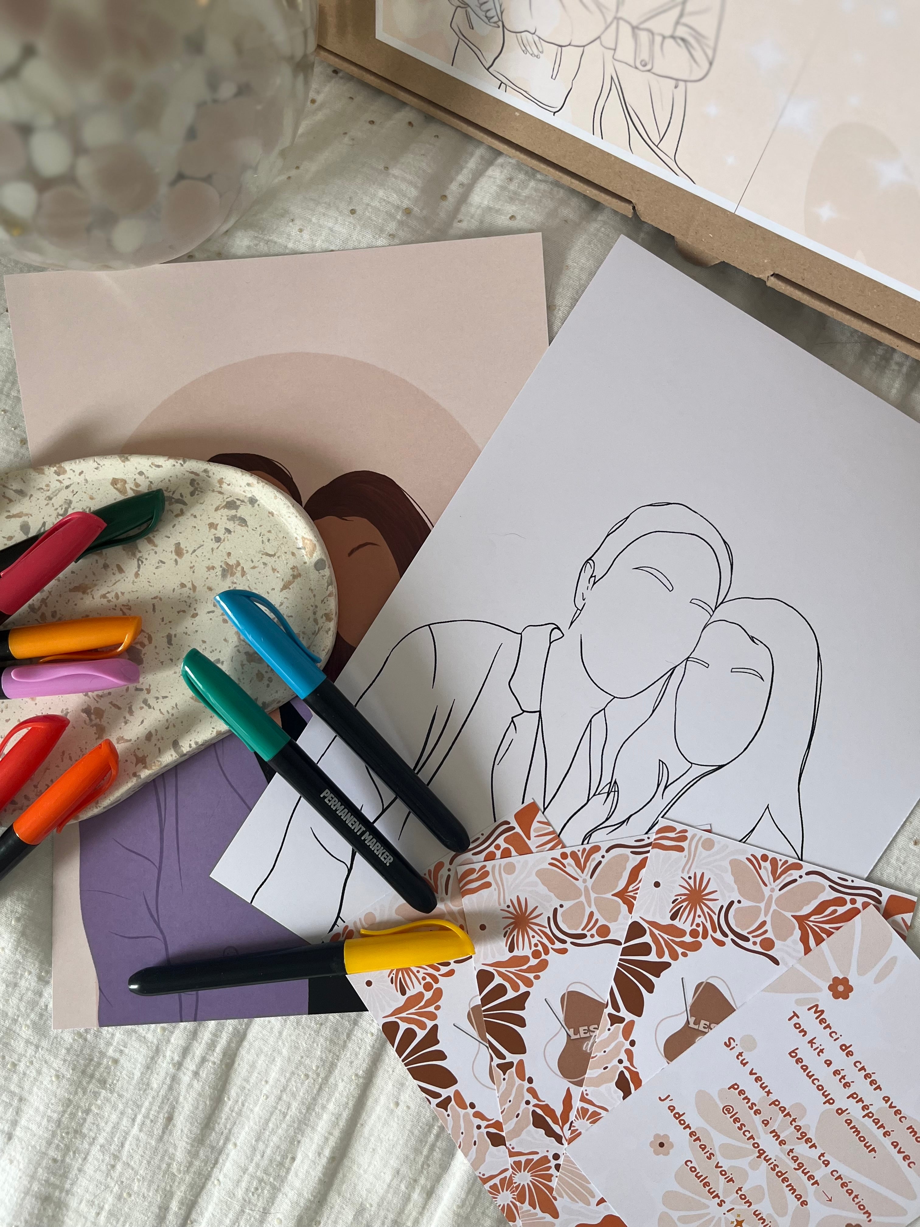🖍️Kit DIY de coloriage personnalisé✨