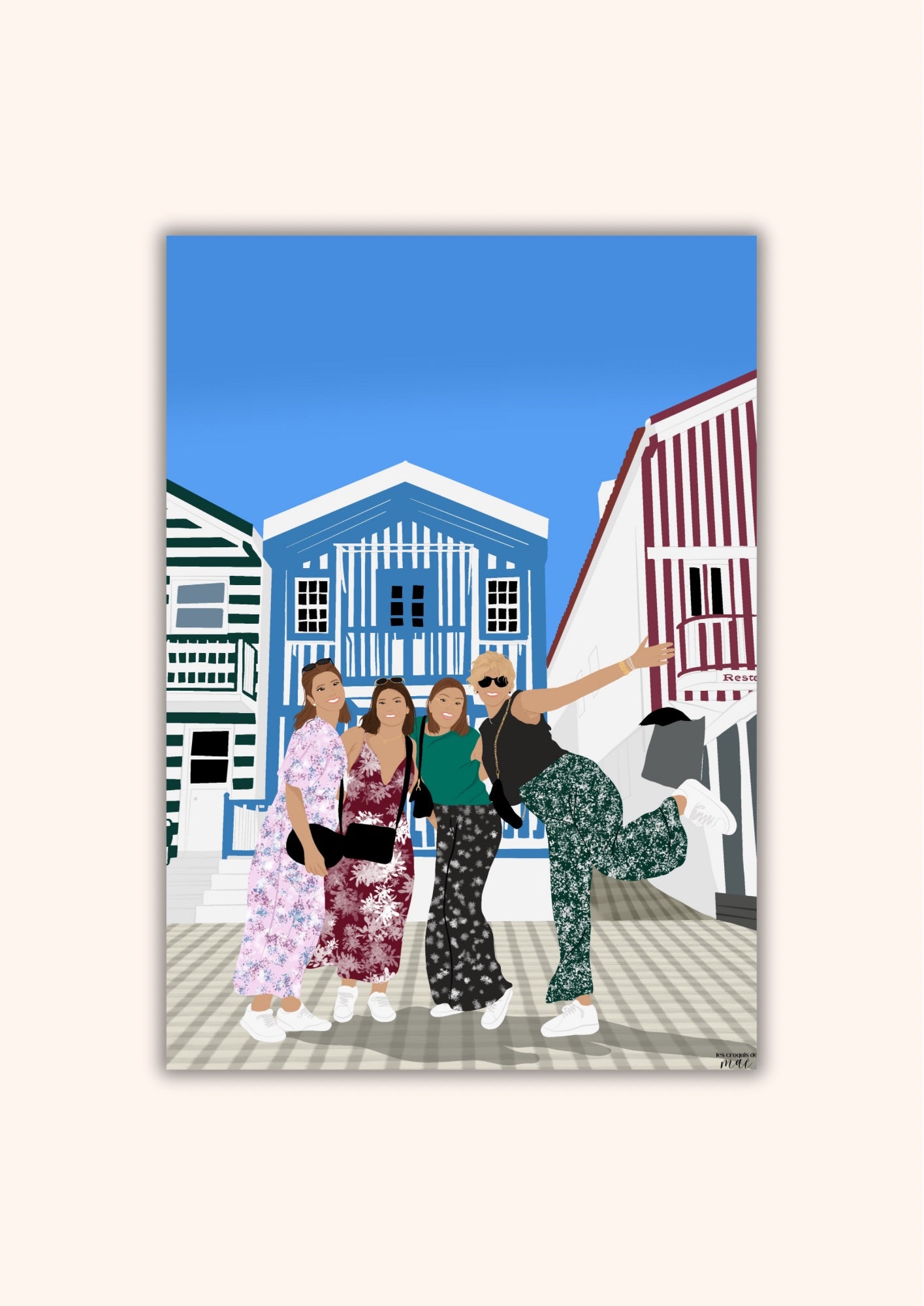 🎁 Illustration Personnalisée Décorée ✨