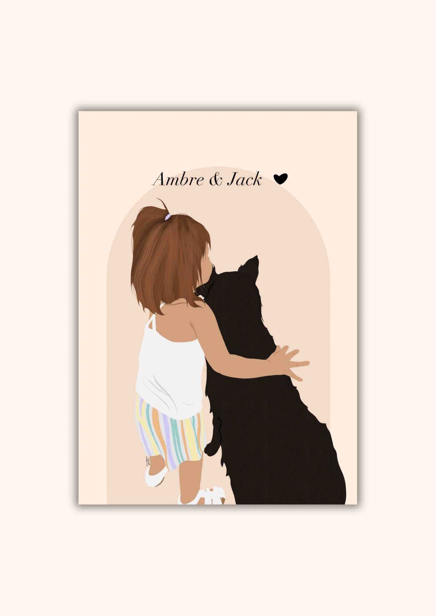 đ Illustration PersonnalisĂ©e Minimaliste đ