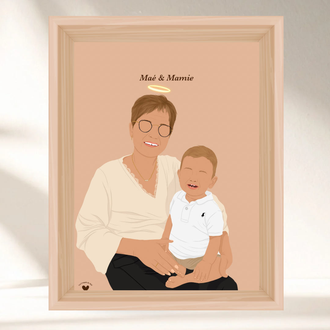 Mon Illustration Personnalisée - Option Détaillée sans les yeux ✨