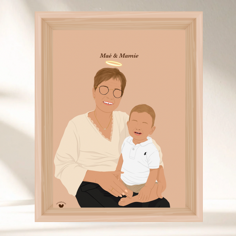 Mon Illustration Personnalisée - Option Détaillée sans les yeux ✨