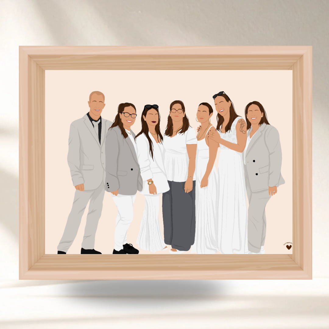 Mon Illustration Personnalisée - Option Détaillée sans les yeux ✨