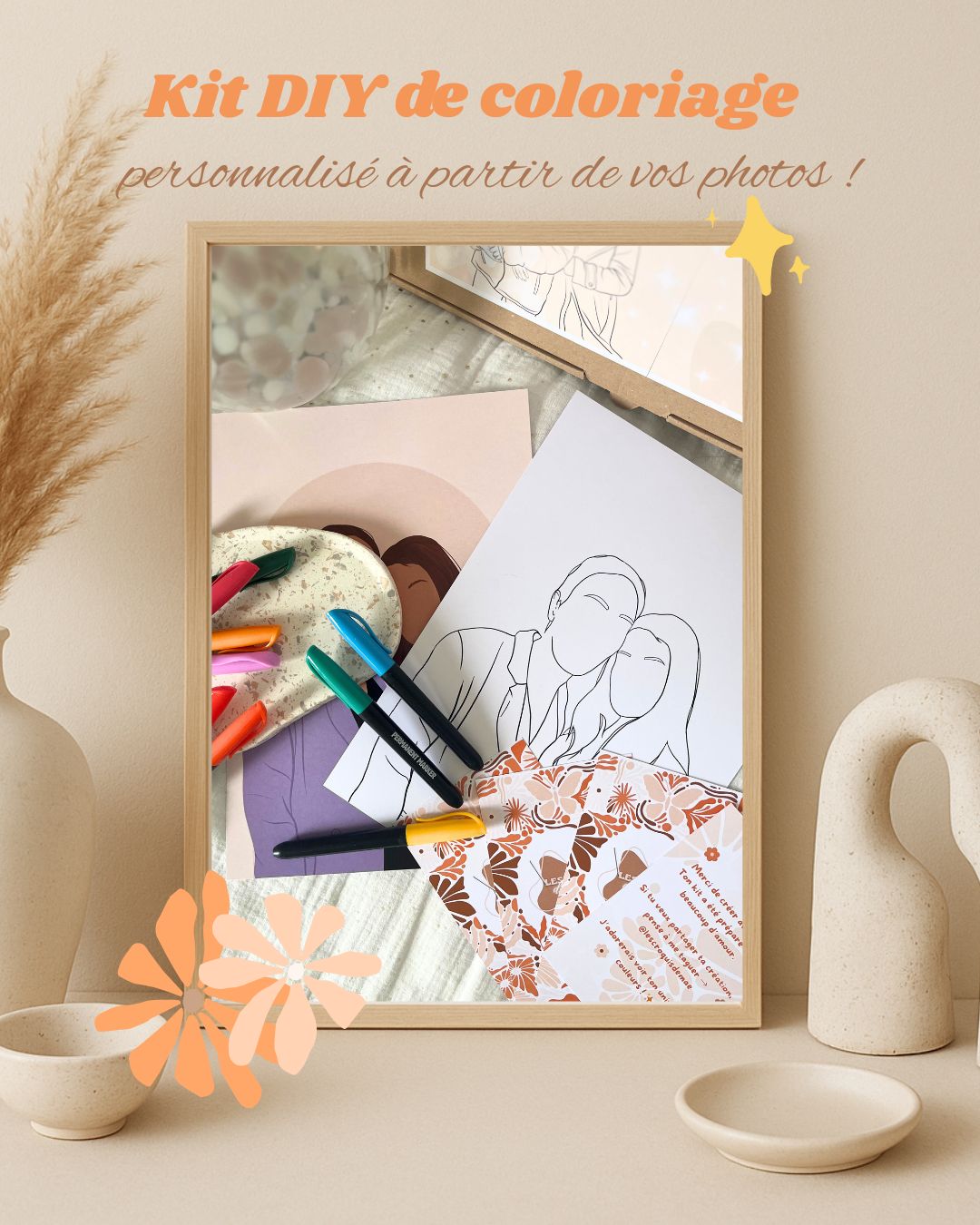🖍️Kit DIY de coloriage personnalisé✨