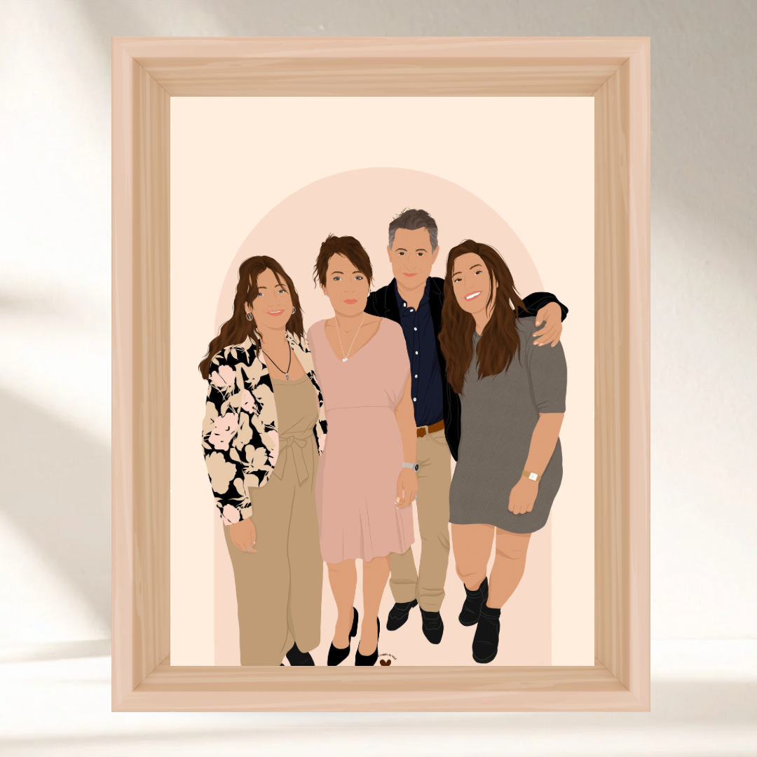 Mon Illustration Personnalisée - Option Détaillée ✨