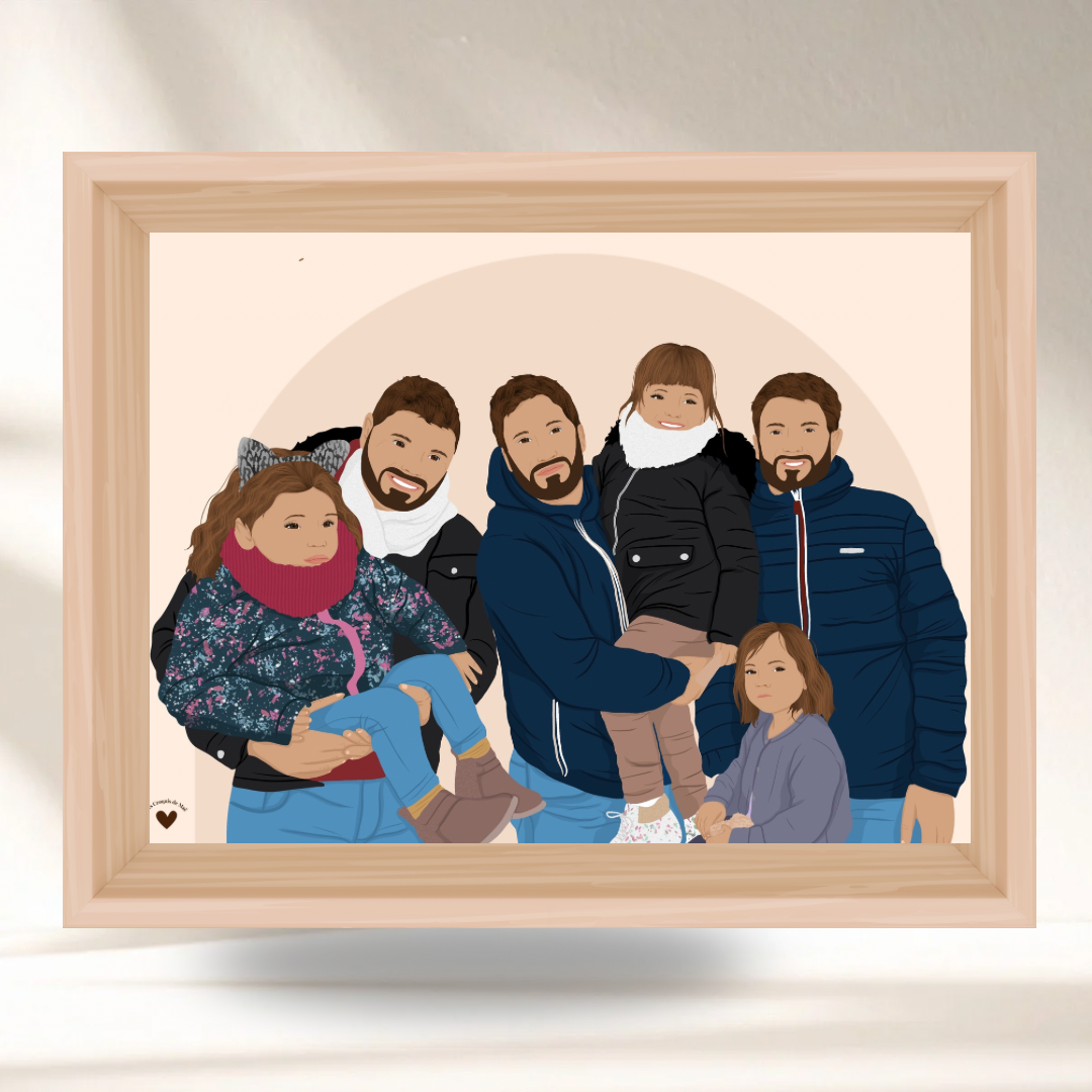 Mon Illustration Personnalisée - Option Détaillée ✨