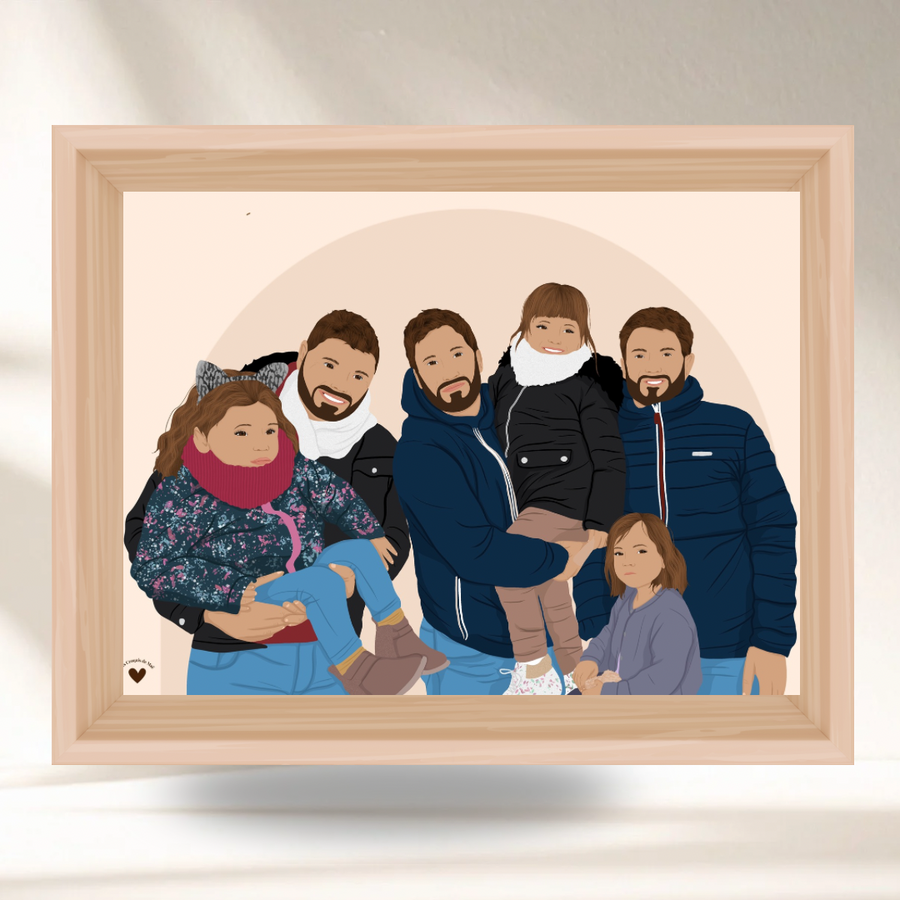 Mon Illustration Personnalisée - Option Détaillée ✨