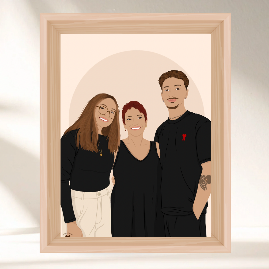 Mon Illustration Personnalisée - Option Détaillée ✨