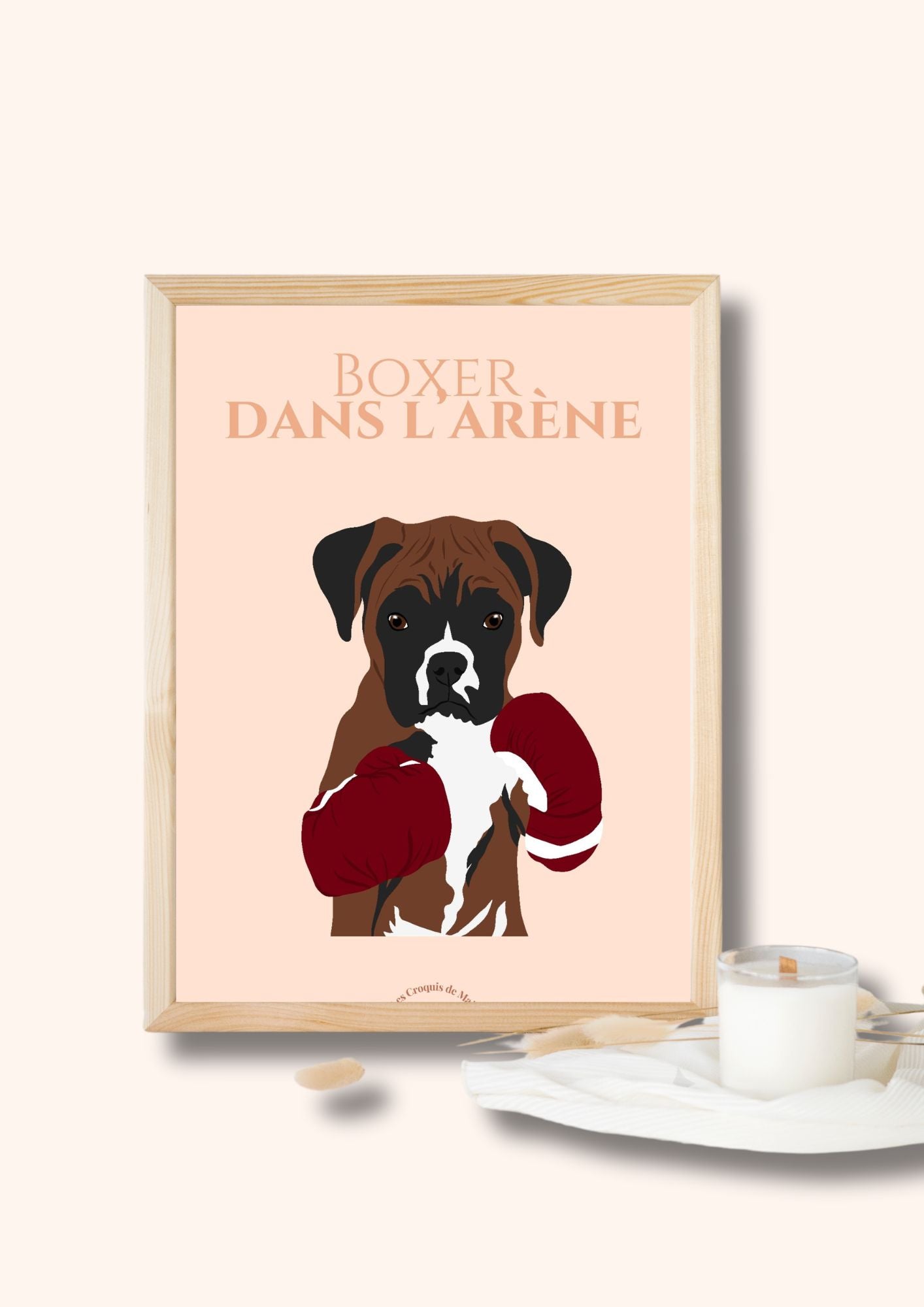 Affiche Boxer - Boxer dans l'arène !