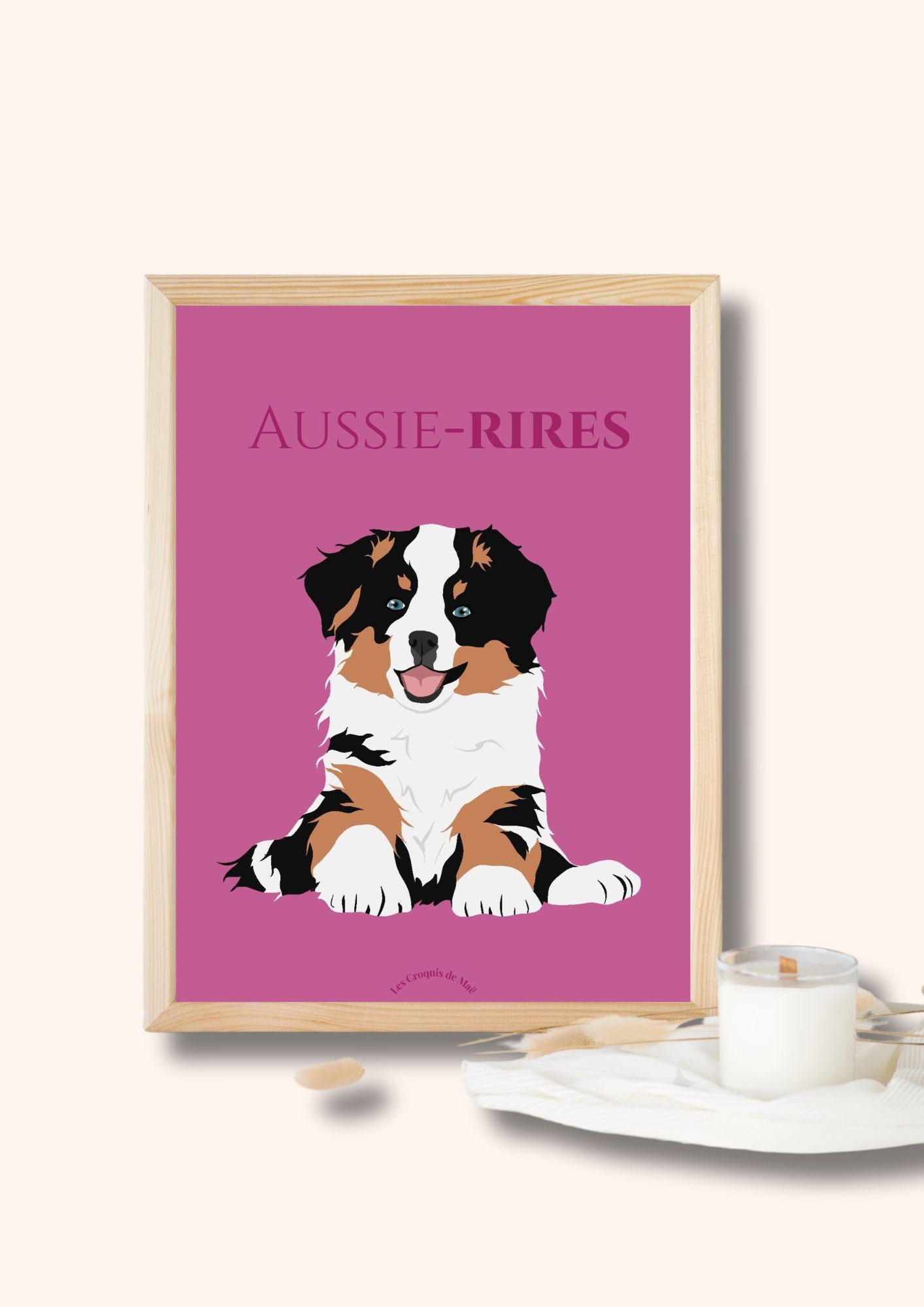 Affiche Berger Australien  - Aussie-rires !