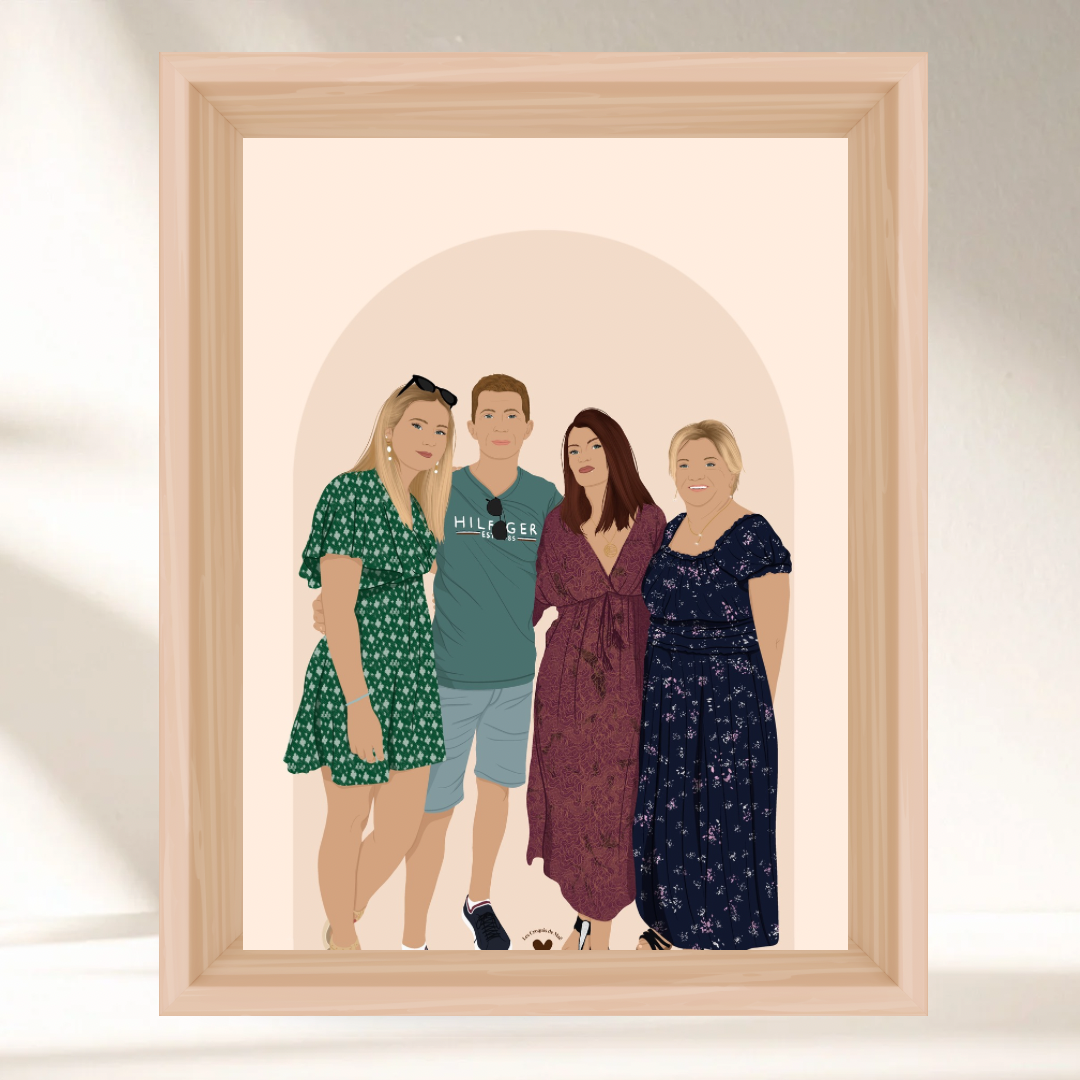 Mon Illustration Personnalisée - Option Détaillée ✨