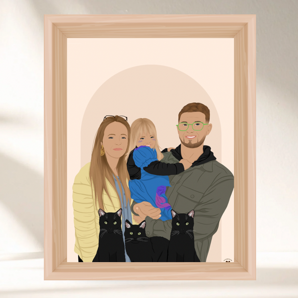 Mon Illustration Personnalisée - Option Détaillée ✨