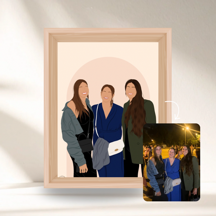 Mon Illustration Personnalisée - Option Détaillée sans les yeux ✨