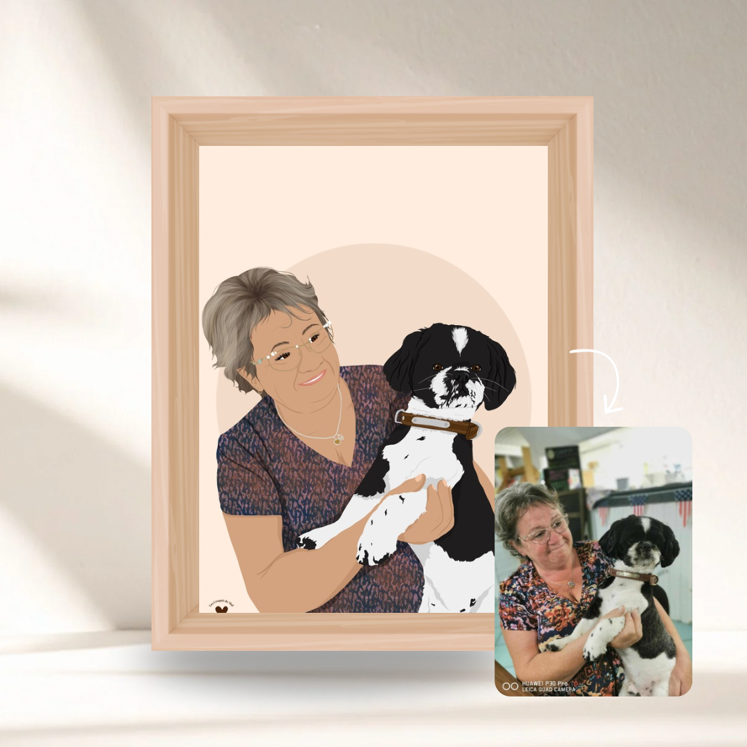 Mon Illustration Personnalisée - Option Détaillée ✨