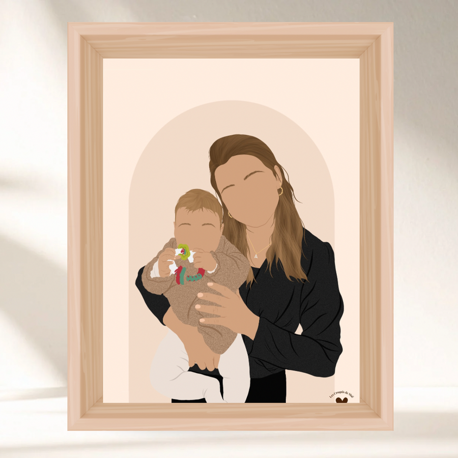 Mon Illustration Personnalisée - Option Minimaliste ✨