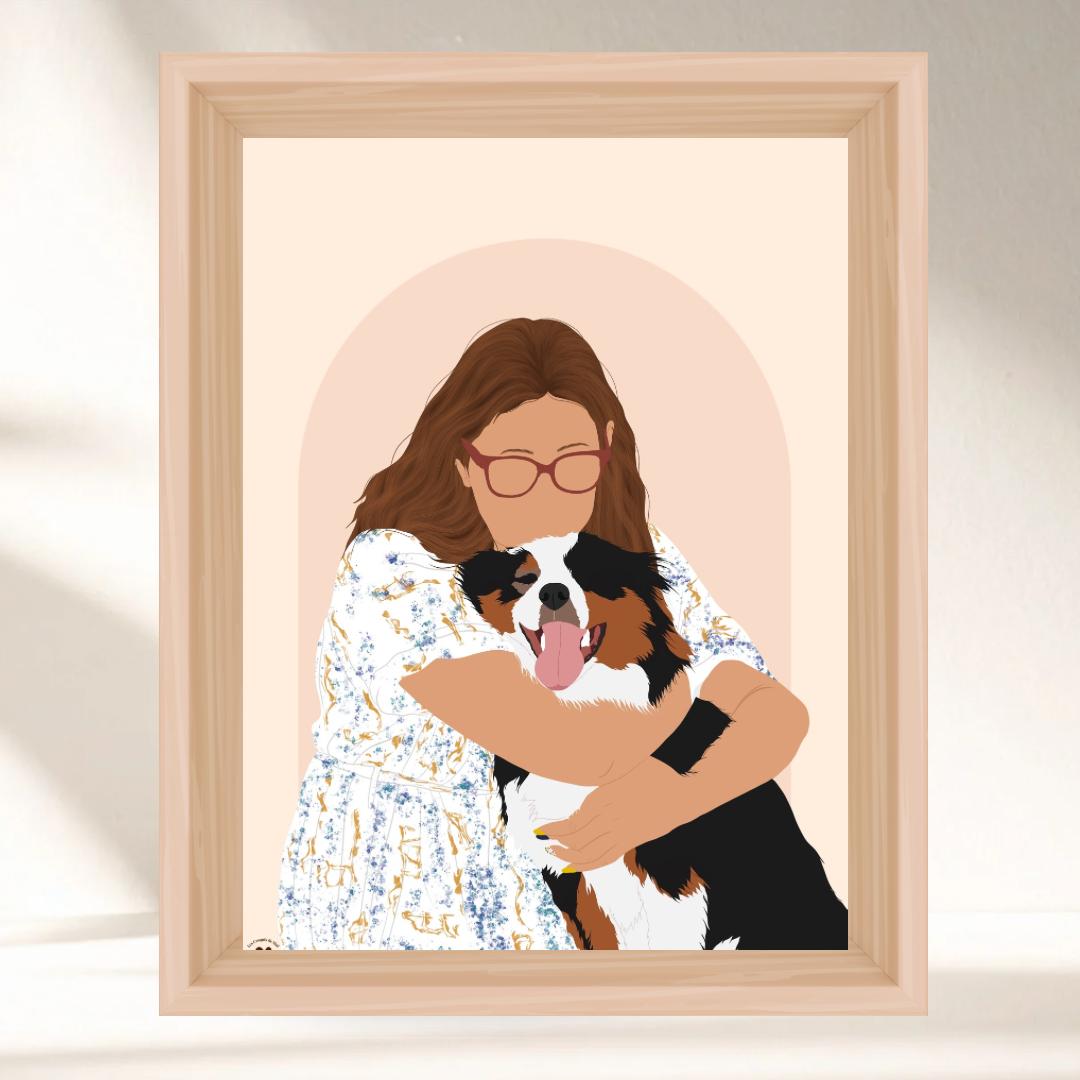 Mon Illustration Personnalisée - Option Minimaliste ✨