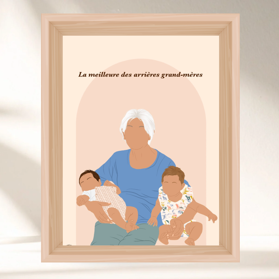 Mon Illustration Personnalisée - Option Minimaliste ✨