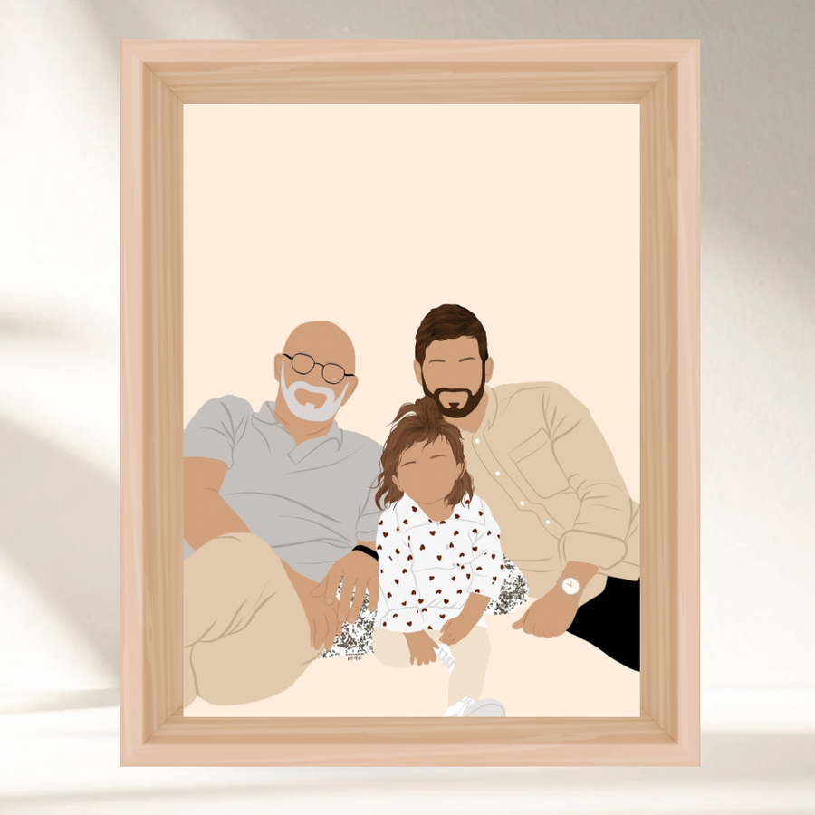 Mon Illustration Personnalisée - Option Minimaliste ✨