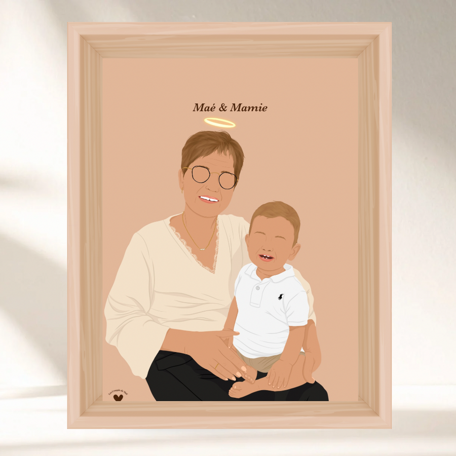 Mon Illustration Personnalisée - Option Détaillée sans les yeux ✨