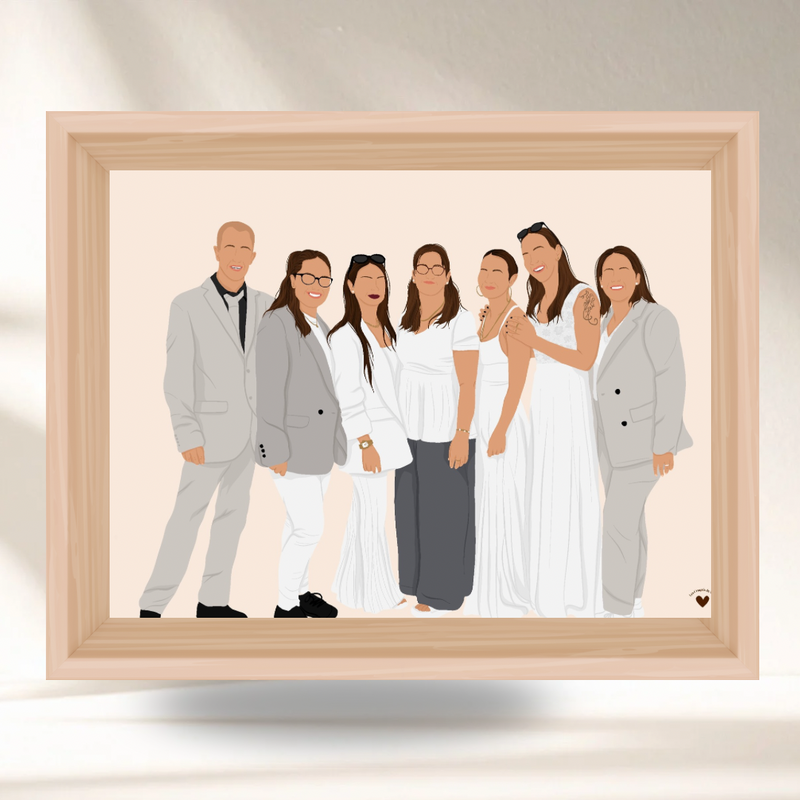Mon Illustration Personnalisée - Option Détaillée sans les yeux ✨