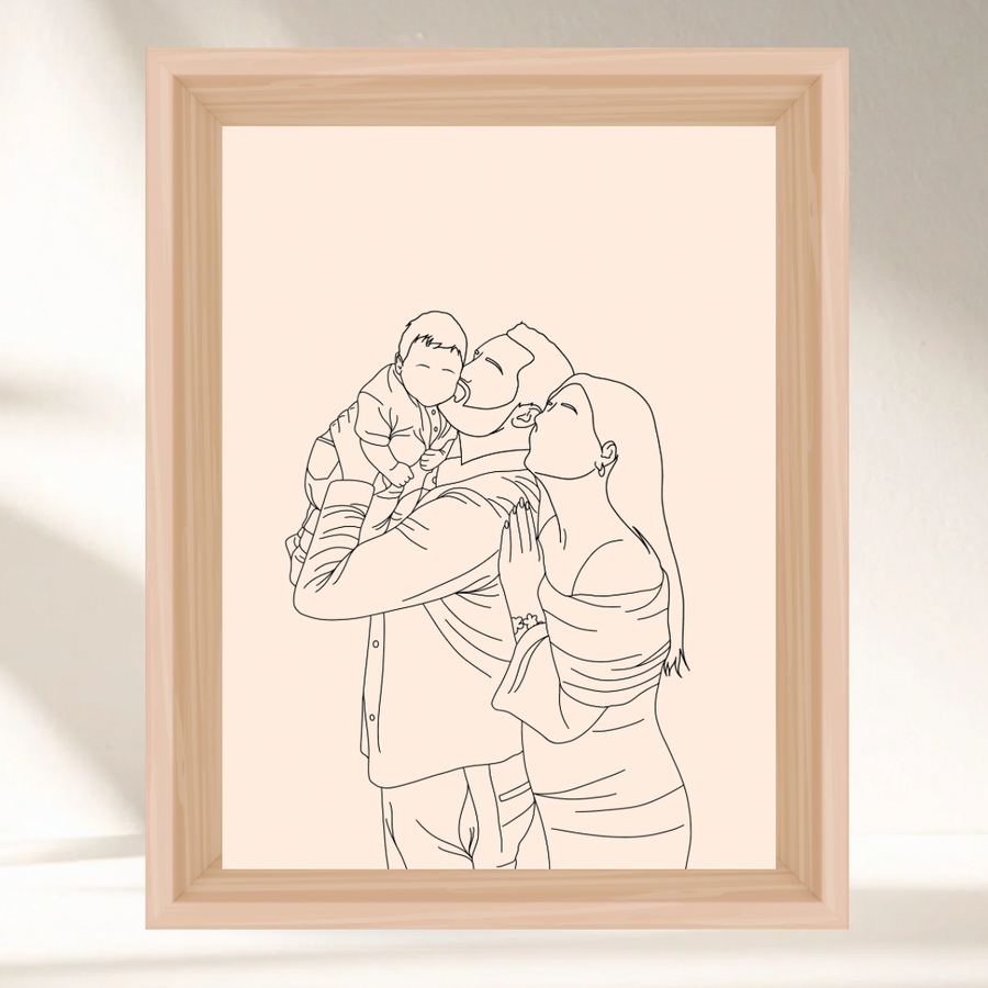 Mon Illustration personnalisée - Option Line Art ✨