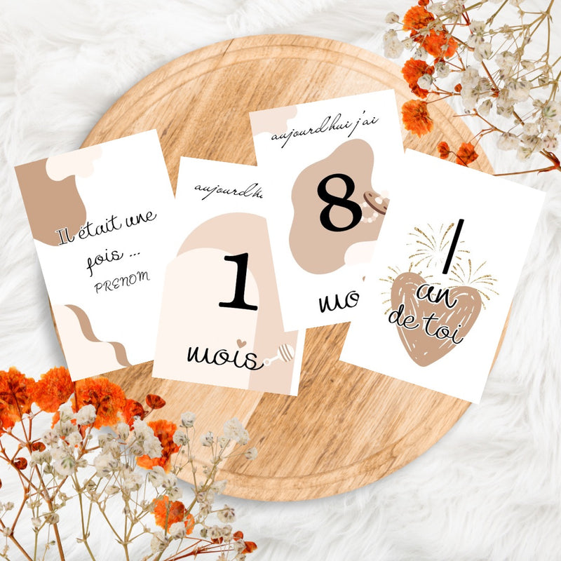 Carte étape bébé Nudes