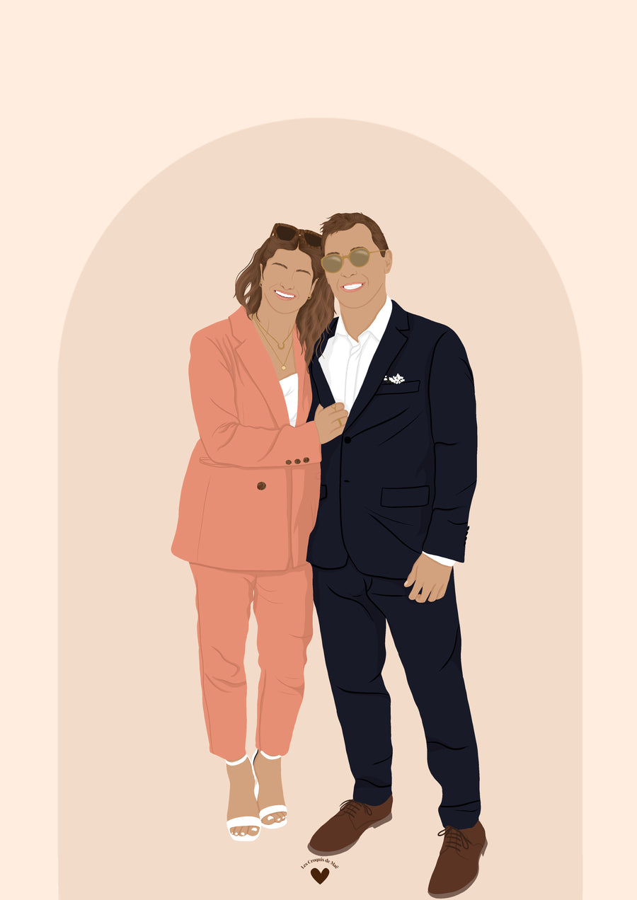 Détaillée sans les yeux : illustration terminée